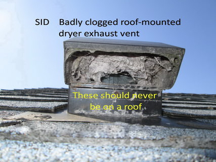 dryer exhaust vent on roof